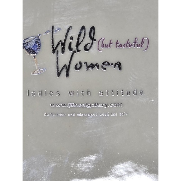 Jill Neal Gallery, Wild Women Plate, Bacchus Babes, 7.5 inches Single - Picture 3 of 4